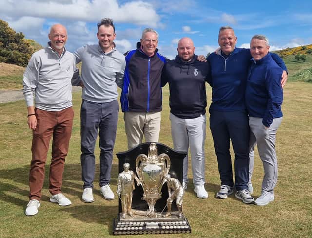 A third Hailes win in the Edinburgh Leisure-run event was watched by both Brian McNamara, who played in the victorious side in 1975 and also 2015 gold medallist Gary Malone