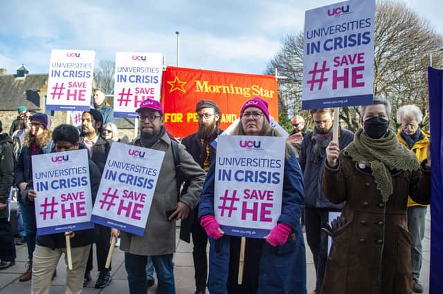 Edinburgh University staff on strike over threatened £140 million cuts ...