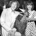 Eight-year-old Susan Bremner met Rod Hull & Emu backstage at the King's theatre in Edinburgh, March 1988