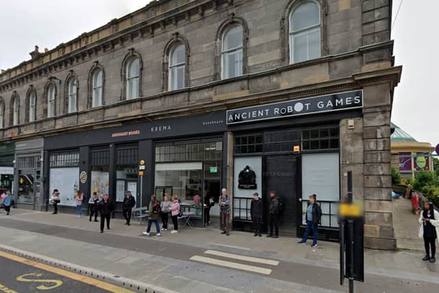 Ancient Robot Games is one of the businesses most affected by the suspension of tram services on Leith Walk