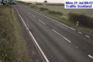 The A702 in Midlothian has now been re-opened after it was closed this morning following a crash.