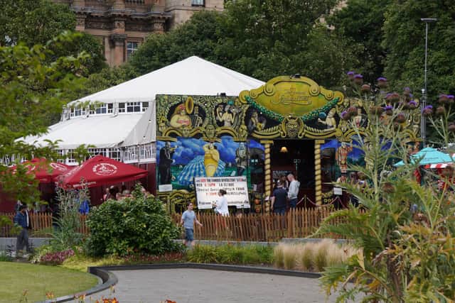 The Spiegeltent was given permission despite concerns.