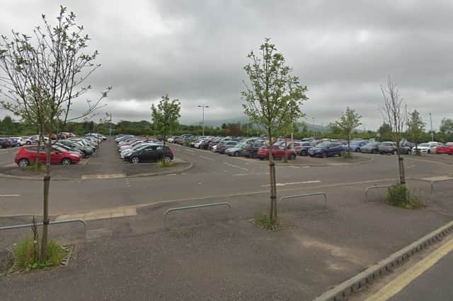 Straiton park and ride before Covid.  Lothian Buses says it will stop serving the site due to a 'low volume of customers'.