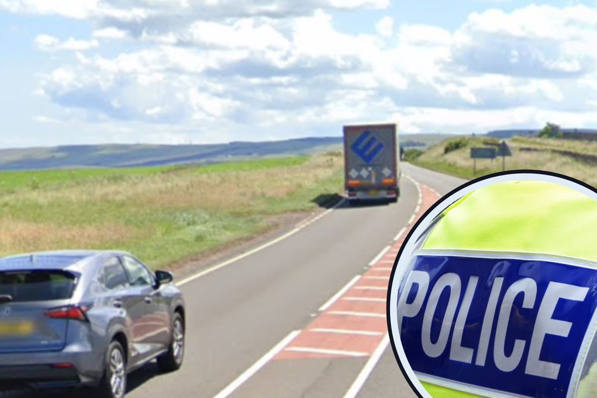 Innerwick Burn A1 between Innerwick and Cockburnspath closed following crash ...