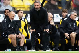 Hearts head coach Derek McInnes has won three and drawn one of his first four league matches at the club.