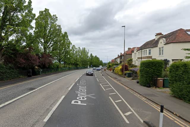 Pentland Terrace, Edinburgh. More than a third of vehicles were clocked at over the speed limit on the busy road.