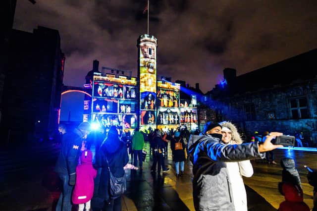 Edinburgh Castle will shine brighter than ever this winter as the UK's largest annual projection show, Castle of Light, returns.