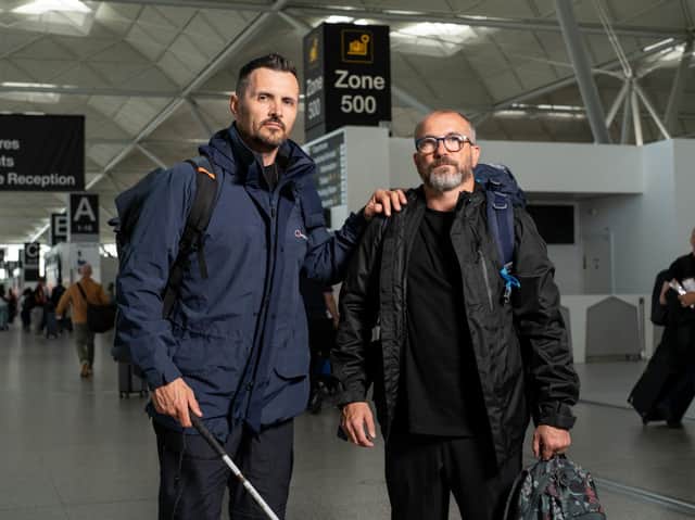 Hunted fugitives Ste and Chris in series 8