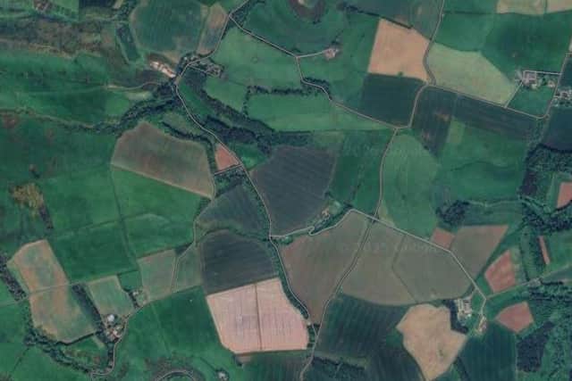 Agricultural fields surrounding Oldhamstocks, in East Lothian, could be filled with solar panels