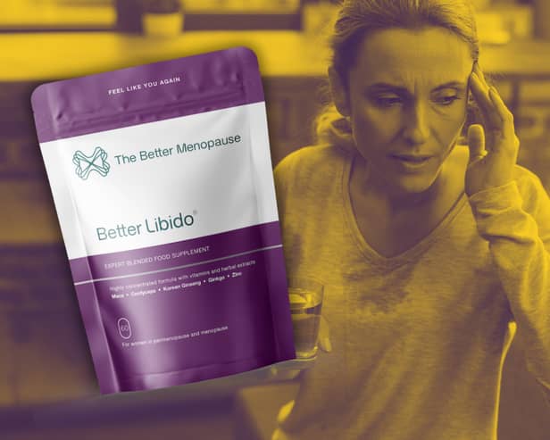 Better Libido is a new natural supplement formulated to help women in menopause feel more energised, balanced and confident.