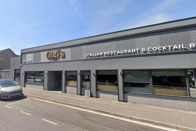 Gigi's restaurant in Bonnyrigg