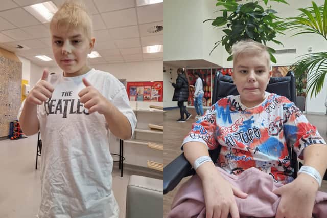 Ten-year-old Kit Smith has been in hospital since August, but his family hope to have him home for Christmas.