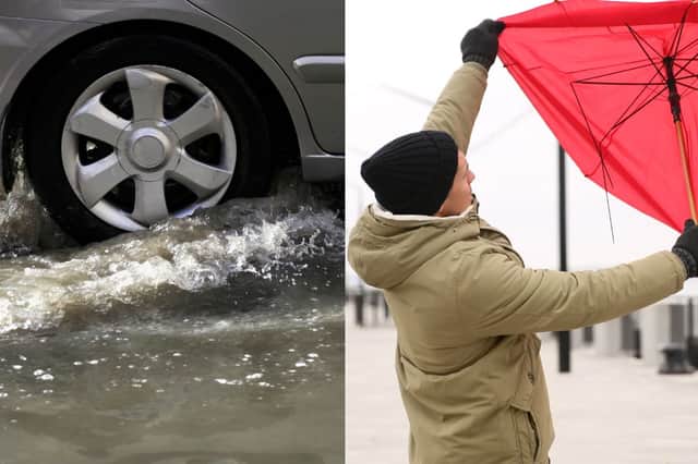 The Met Office has issued a yellow rain warning and a yellow wind warning for Edinburgh as Storm Bram is named.