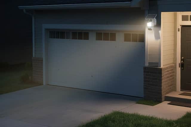 The light isn't as bright as a wired system, but it's pretty useful