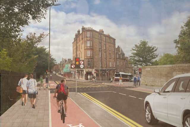 The Fountainbridge active travel scheme is not being supported by walking campaign group Living Streets