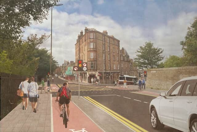 The Fountainbridge active travel scheme is not being supported by walking campaign group Living Streets