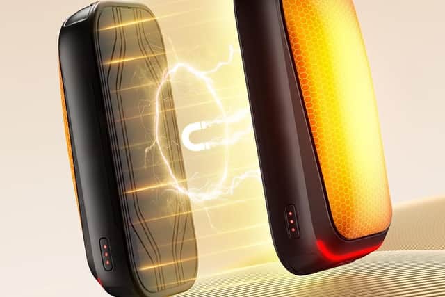 The magnetic design means you can double them up, for two-sided warmth