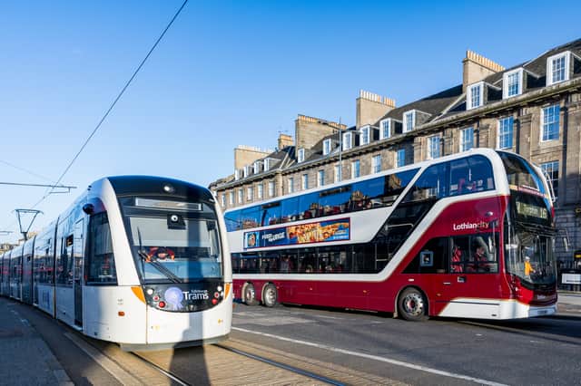 Lothian Buses and Edinburgh Trams have both reported increased patronage for 2025