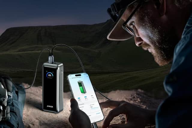 It pairs with an app, which helps you monitor inputs and outputs
