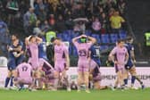 Scotland were defeated 18-15 by the Italians at a rainy Stadio Olimpico.