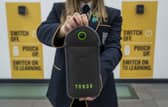 Pupils will have to lock their phones away in pouches all the time they’re at school