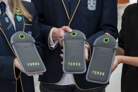 Pupils at Portobello and Queensferry High Schools already have pouches because they were trialling the scheme 