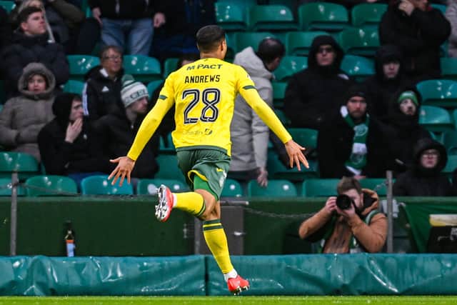 Andrews while at Hibs