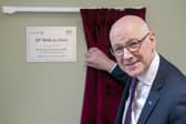 First Minister John Swinney opening the first walk-in GP clinic in Wester Hailes.