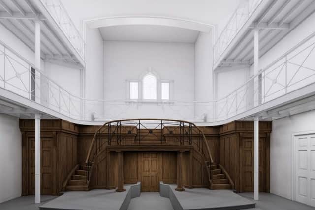 The sanctuary space at the former church and theatre will now be retained under the approved plans for a hotel on Rose Street.