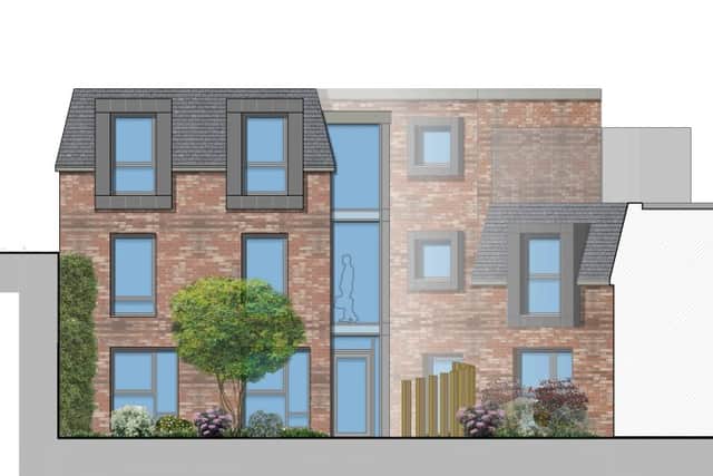 The proposed new aparthotel in Gorgie.