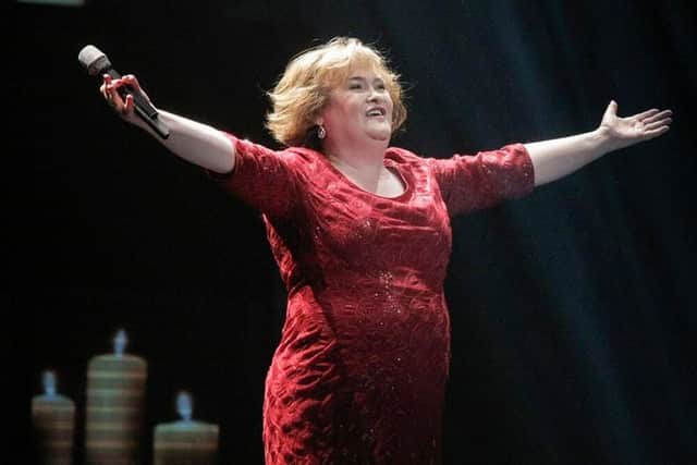Singer Susan Boyle, who rose to fame on Britain’s Got Talent in 2009.