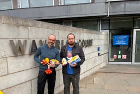 Greg Borthwick, Dads Rock Service Manager (East Scotland) and Liam Hill, a regular at Dads Rock playgroup.