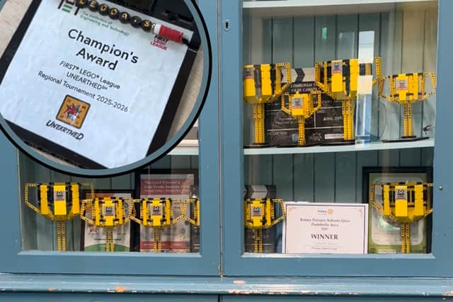 Towerbank Primary pupils have amassed an impressive collection of FIRST Lego League trophies over the years
