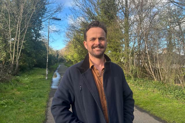 The SNP's Euan Hyslop lives right next to the Roseburn Path