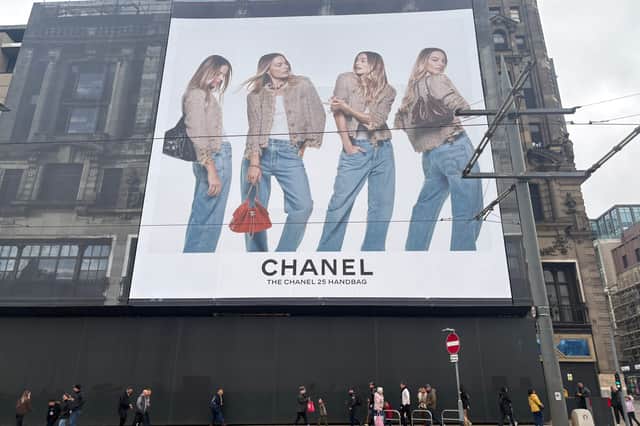 Conservationists have questioned the impact of large-scale commercial advertising on Edinburgh's architectural and cultural heritage
