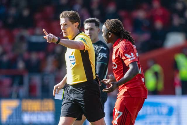 The match referee has been named.