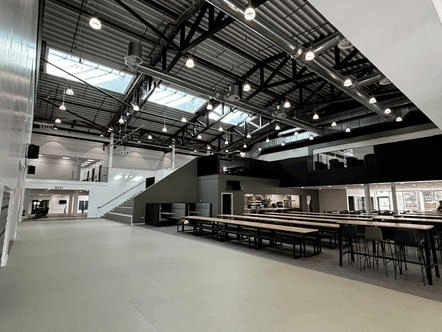 Inside the new St Kent's Academy.