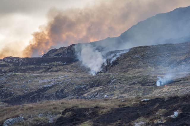 Gorse fires can spread extremely fast.