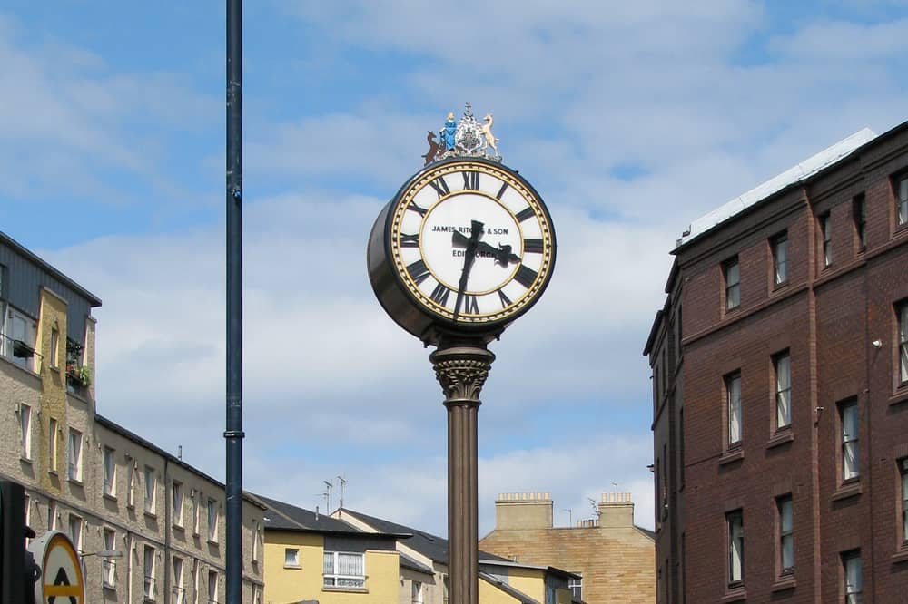 The Tollcross clock dates back to 1901.