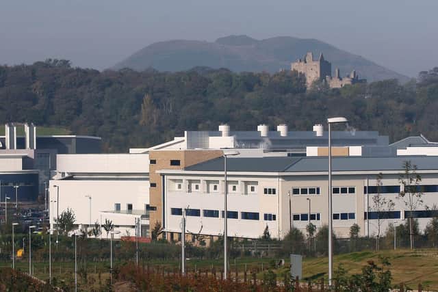 The incident happened outside the hospital at around 3.40pm