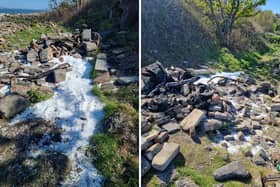 Thousands of tiny polystyrene balls were spilled meters from the shoreline near Granton Beach last week with fears that they may have contaminated the water. 
