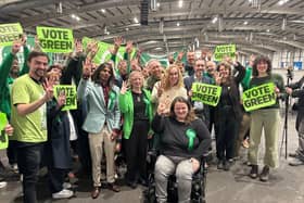 Edinburgh's newest Greens MSPs, including the party's first ever constituency MSP Lorna Slater, celebrate after huge success in the Capital during the 2026 Scottish Parliament election. 