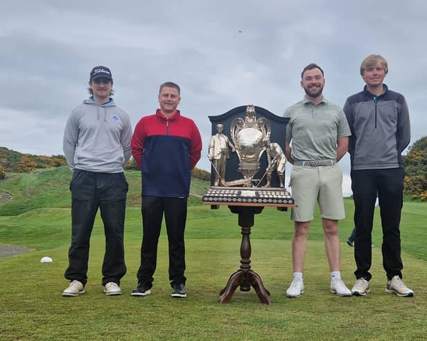 Turnhouse team BBT, represented by Jack McVey, Scott McPherson, Kyle Wilson and Calum Robinson, are through to the last four in the 126th Dispatch Trophy  