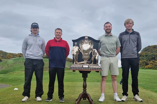 Turnhouse team BBT, represented by Jack McVey, Scott McPherson, Kyle Wilson and Calum Robinson, are through to the last four in the 126th Dispatch Trophy