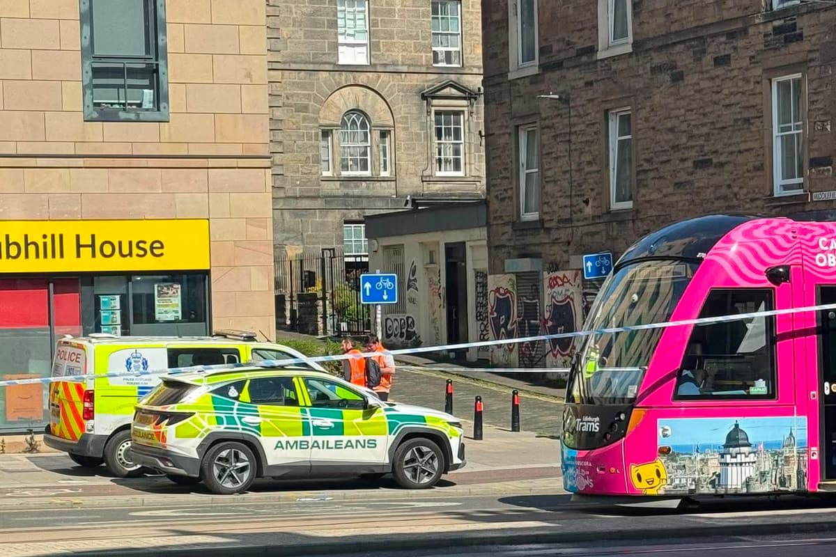 Woman, 19, seriously injured after being struck by tram in Edinburgh