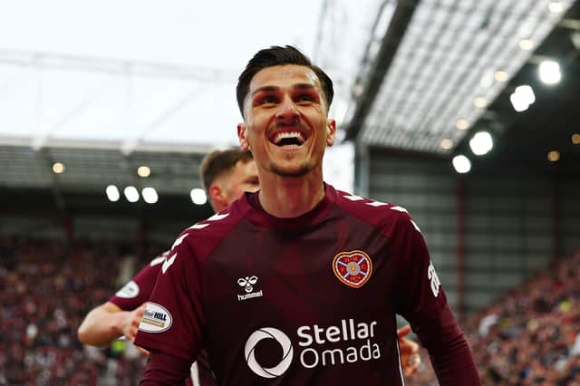 Alexandros Kyziridis has been a form player for Hearts this season.