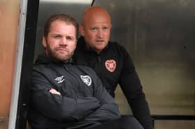 Ex-Hearts manager Robbie Neilson (left) has been reunited with coach Gordon Forrest after being appointed head coach of Shenzhen Peng City.
