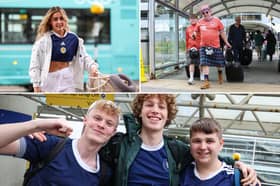 Here are 40 of the best photos of Scotland fans heading to the 2026 World Cup in America. Cr: SNS Group.