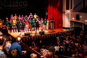 Brass Blast in a previous appearance at Portobello Town Hall 