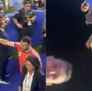 Scotland fan Charlene Wilson dropped her phone at the Haiti game, only to see it being retrieved by John McGinn.